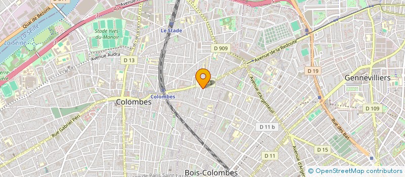 localisation de l'entreprise CGMI à COLOMBES