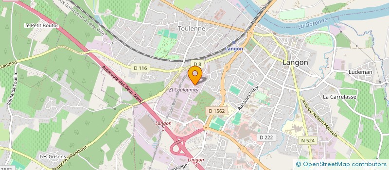 localisation de l'entreprise CGMO  LANGON