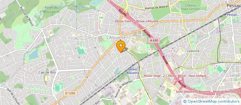 localisation de l'entreprise CGMO - CONSEIL à PESSAC