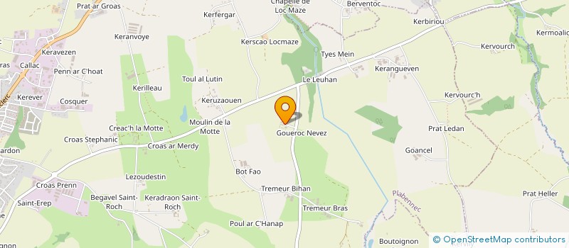 localisation de l'entreprise CGMP IMMO  PLABENNEC