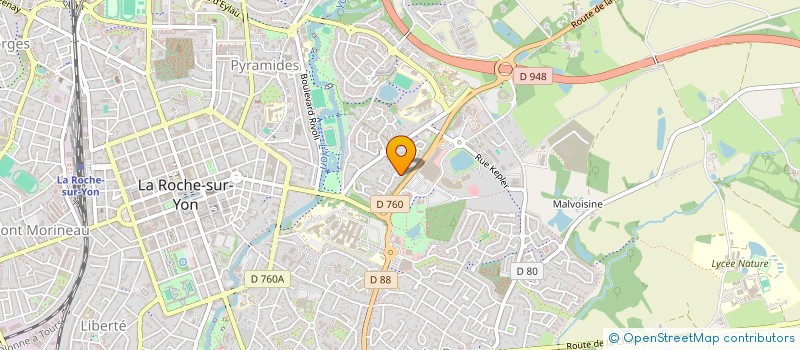 localisation de l'entreprise CGMR à LA ROCHE-SUR-YON