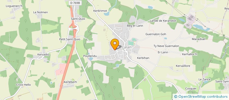 localisation de l'entreprise CGMR OPTIQUE  CALAN