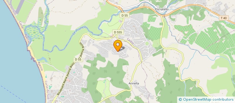 localisation de l'entreprise CGMT à AJACCIO