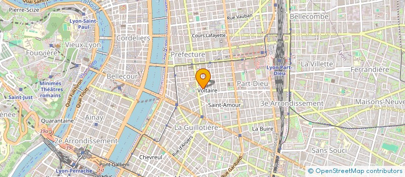 localisation de l'entreprise CGMZ CONSEIL  LYON