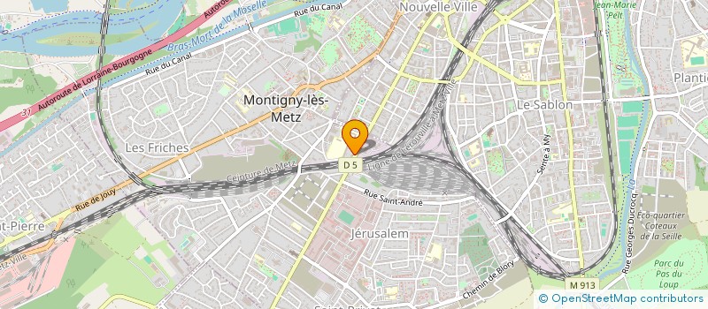 localisation de l'entreprise CGN à MONTIGNY-LES-METZ