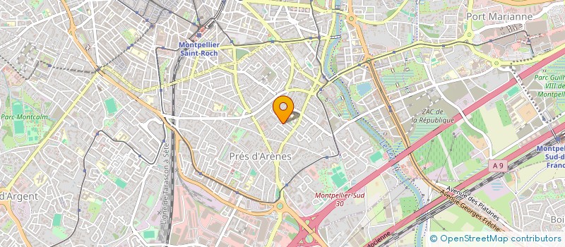 localisation de l'entreprise CGN à MONTPELLIER