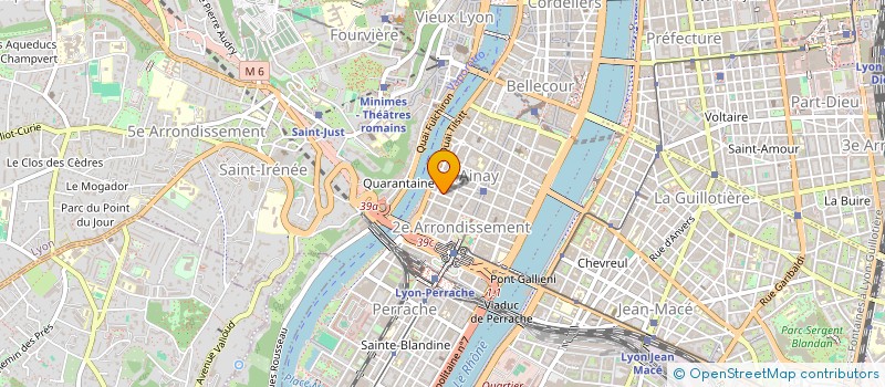 localisation de l'entreprise CGN ARCHITECTURE  LYON