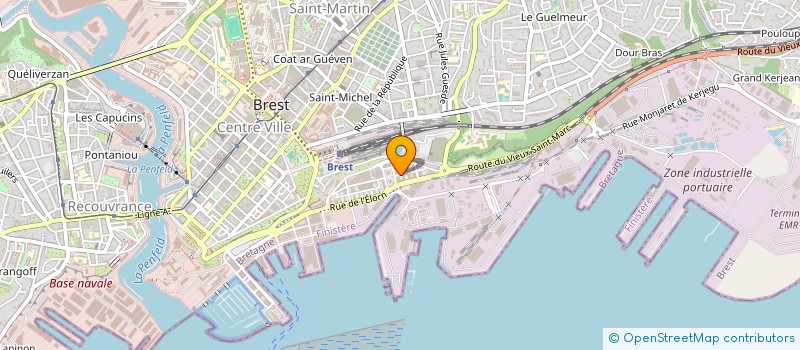 localisation de l'entreprise CGN BREST à BREST