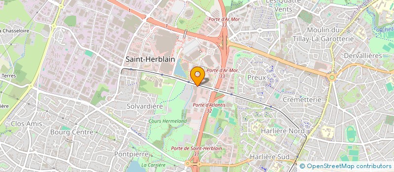 localisation de l'entreprise CGN CENTRE GROSSISTE NANTAIS  SAINT-HERBLAIN