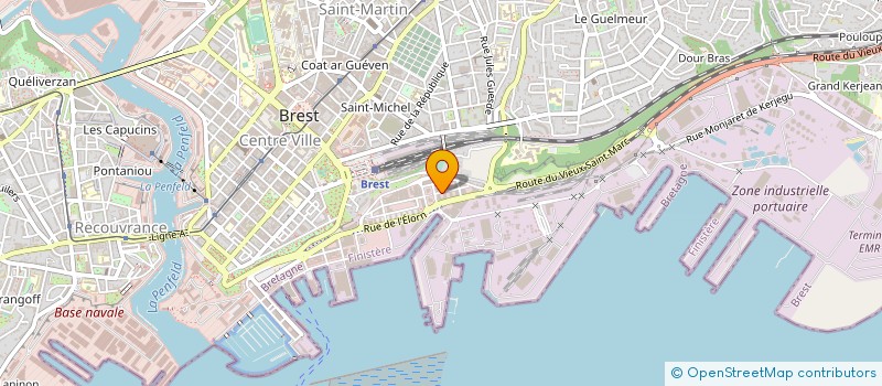 localisation de l'entreprise CGN EXPERTISE AUTOMOBILE à BREST