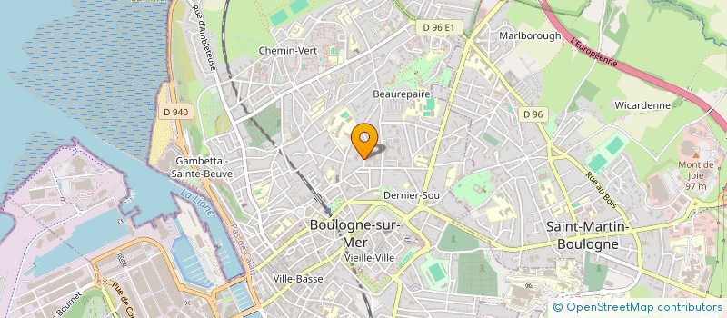 localisation de l'entreprise CGN FAMILY HOME  BOULOGNE-SUR-MER