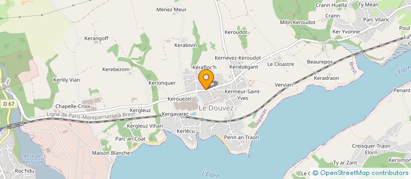 localisation de l'entreprise CGN IMMO  GUIPAVAS