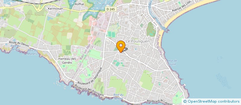 localisation de l'entreprise CGNI  LE POULIGUEN