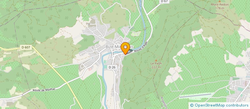 localisation de l'entreprise CGNM OLIVIGNE à BIZE-MINERVOIS
