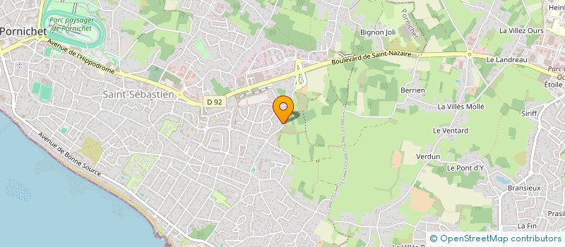 localisation de l'entreprise CGNOT à PORNICHET