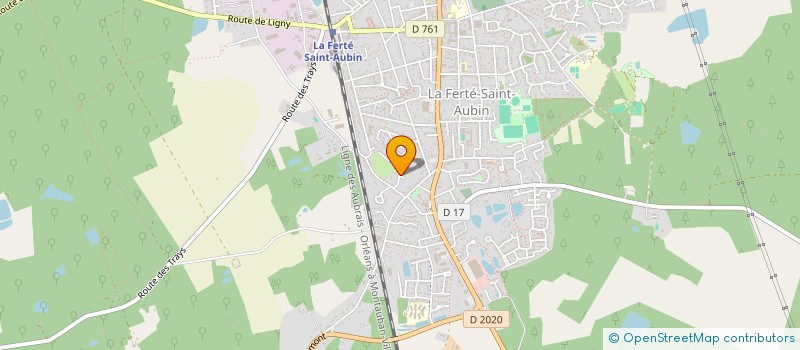 localisation de l'entreprise CGO DISTRIBUTION à LA FERTE-SAINT-AUBIN