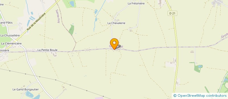 localisation de l'entreprise CGP  TALMONT-SAINT-HILAIRE