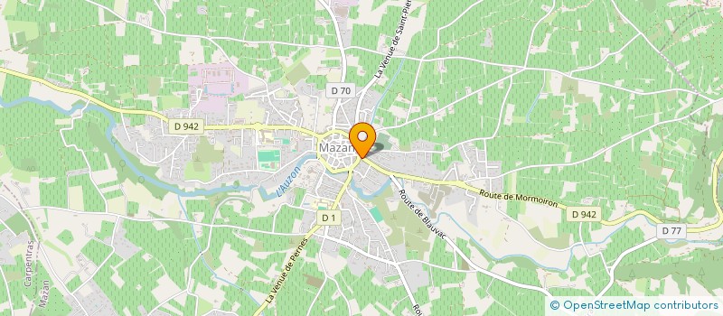 localisation de l'entreprise CGP à MAZAN