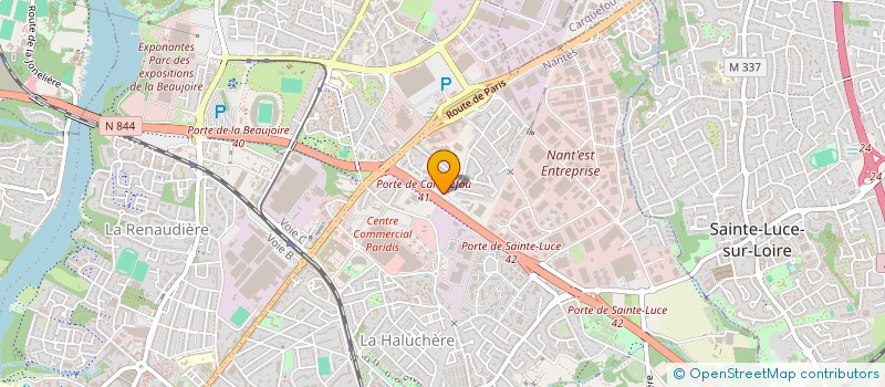 localisation de l'entreprise CGP HOME à NANTES