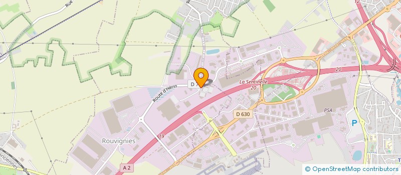 localisation de l'entreprise CGP PATRIMOINE à ROUVIGNIES