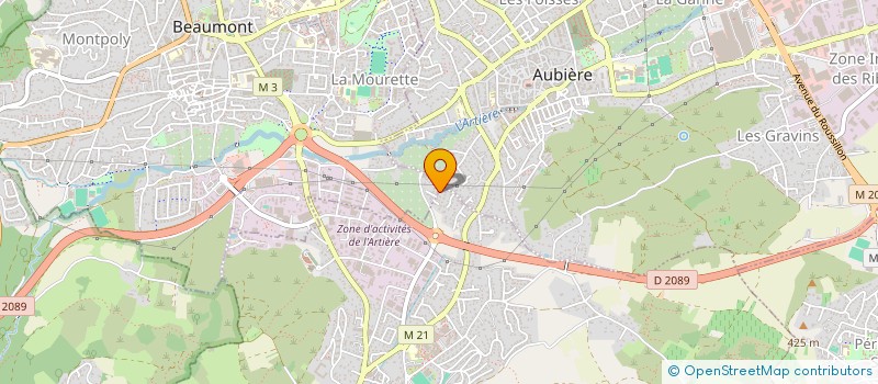 localisation de l'entreprise CGP RH  ROMAGNAT