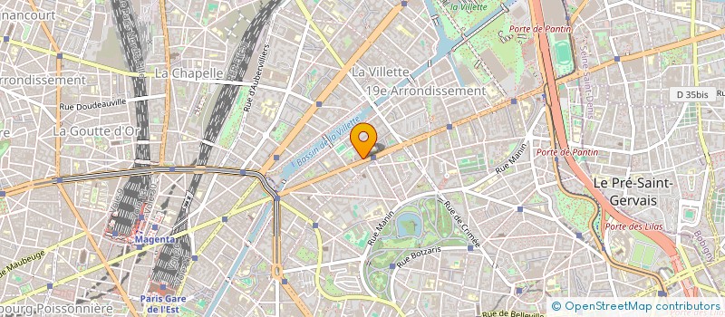 localisation de l'entreprise CGP VERVINS  PARIS