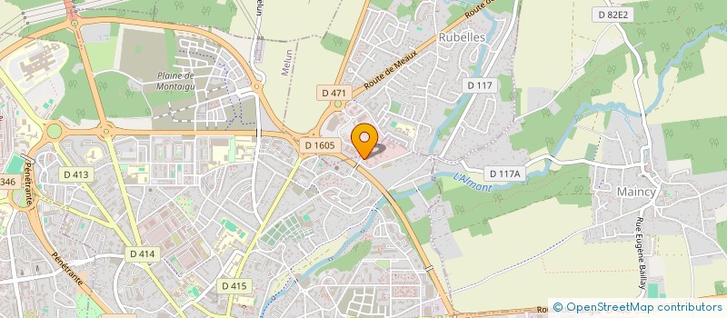 localisation de l'entreprise CGPENERGIE à MELUN