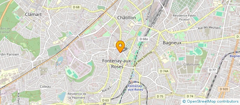 localisation de l'entreprise CGPG RENOVATION à FONTENAY-AUX-ROSES