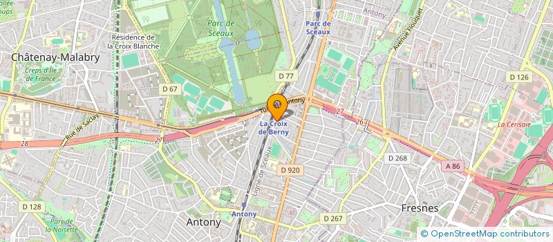 localisation de l'entreprise CGPME HAUTS-DE-SEINE à ANTONY