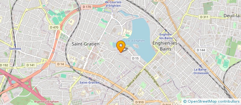 localisation de l'entreprise CGPOUCHET  ENGHIEN-LES-BAINS