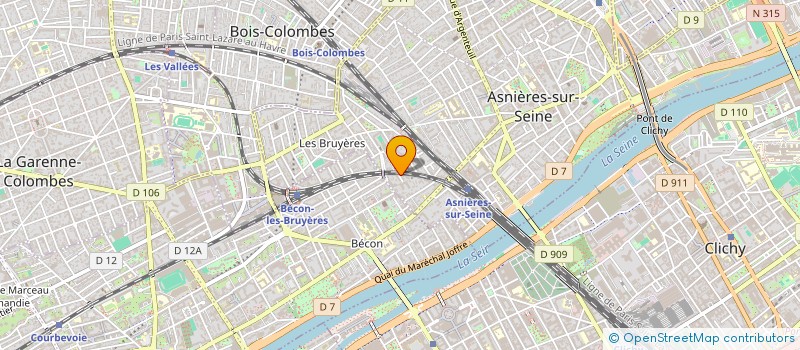 localisation de l'entreprise CGPPVNE  ASNIERES-SUR-SEINE