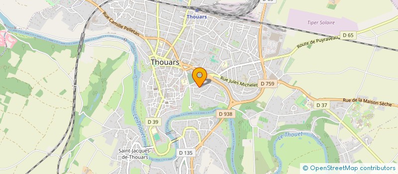 localisation de l'entreprise CGPS  THOUARS