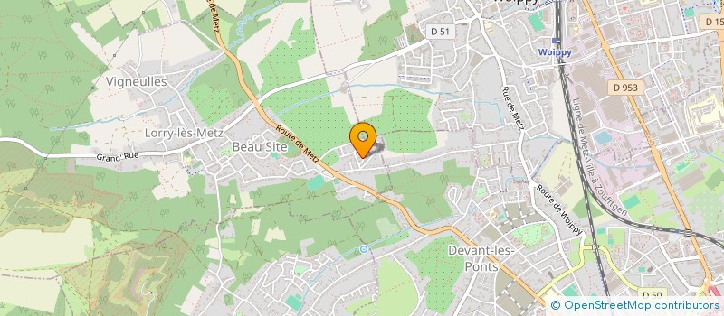 localisation de l'entreprise CGR 2017  LORRY-LES-METZ