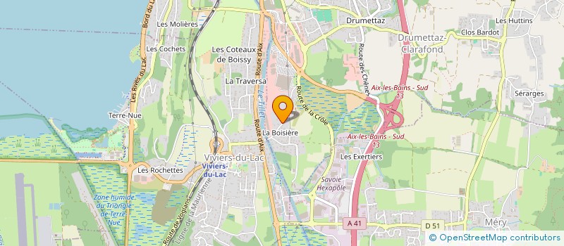 localisation de l'entreprise CGR  DRUMETTAZ-CLARAFOND