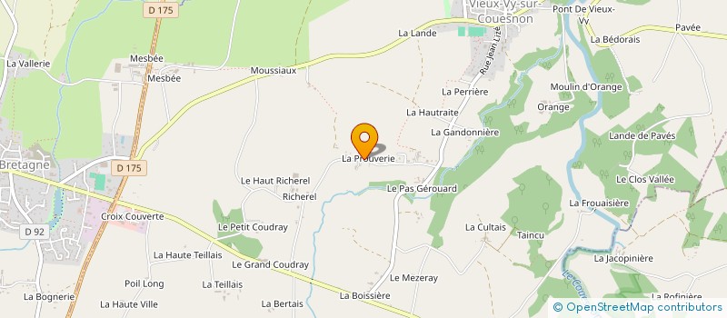 localisation de l'entreprise CGR  VIEUX-VY-SUR-COUESNON