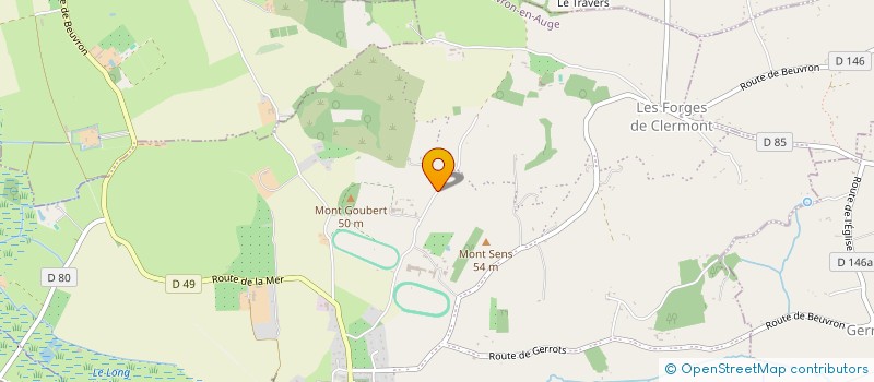 localisation de l'entreprise CGR  BEUVRON-EN-AUGE