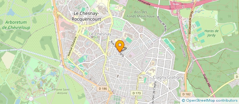 localisation de l'entreprise CGR CONSEIL&PATRIMOINE à LE CHESNAY-ROCQUENCOURT