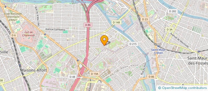 localisation de l'entreprise CGR DISTRIBUTION  MAISONS-ALFORT