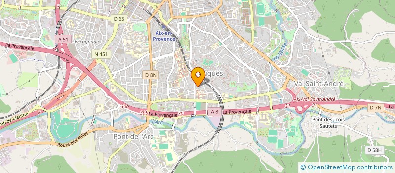 localisation de l'entreprise CGR HOLDING à AIX-EN-PROVENCE