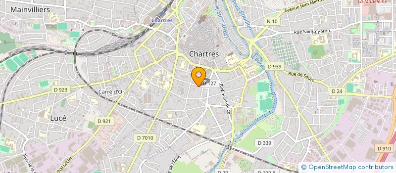 localisation de l'entreprise CGR MADELEINE à CHARTRES