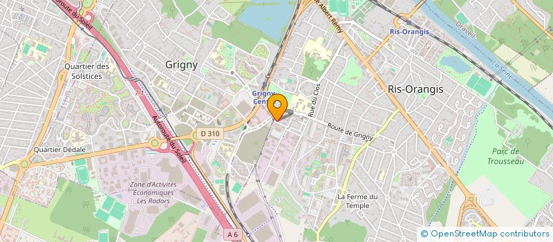 localisation de l'entreprise CGR SERVICES à RIS-ORANGIS