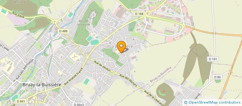 localisation de l'entreprise CGRA IMMOBILIER  BRUAY-LA-BUISSIERE