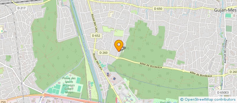 localisation de l'entreprise CGRB  GUJAN-MESTRAS