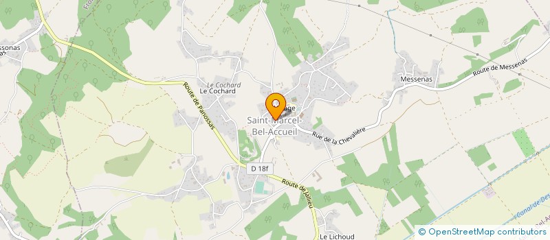 localisation de l'entreprise CGRVD  SAINT-MARCEL-BEL-ACCUEIL