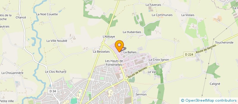 localisation de l'entreprise CGS à MORDELLES