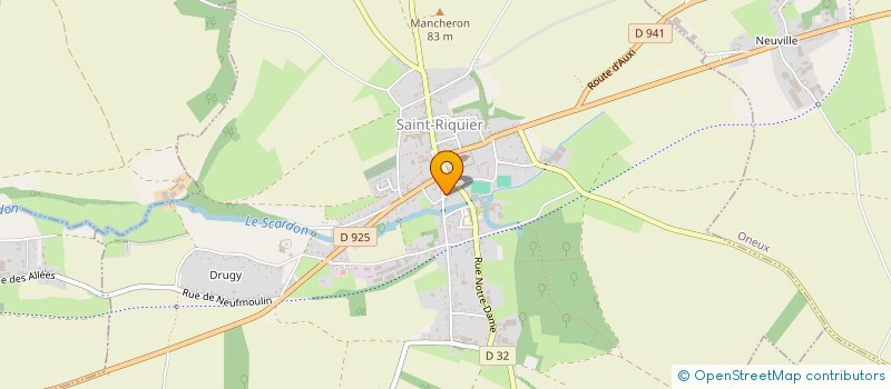 localisation de l'entreprise CGS  SAINT-RIQUIER