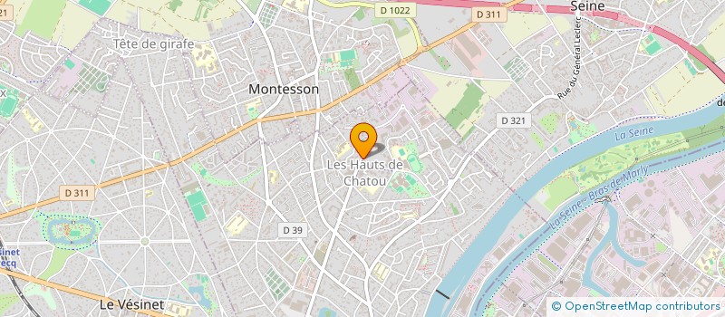 localisation de l'entreprise CGS & ASSOCIES  CHATOU