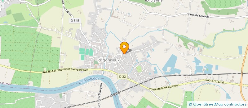 localisation de l'entreprise CGS COMMERCE  PRIGONRIEUX