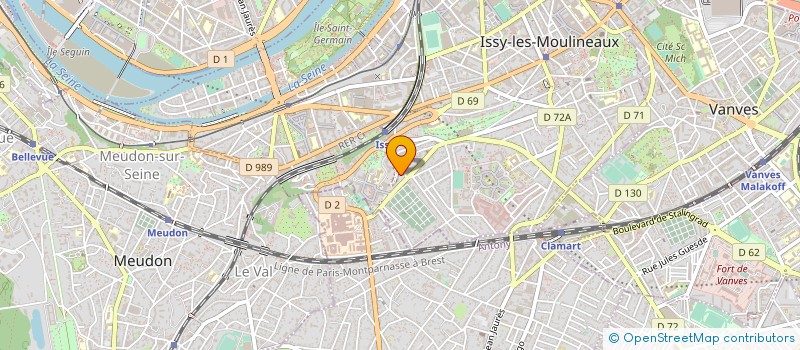 localisation de l'entreprise CGS CONSEIL à ISSY-LES-MOULINEAUX