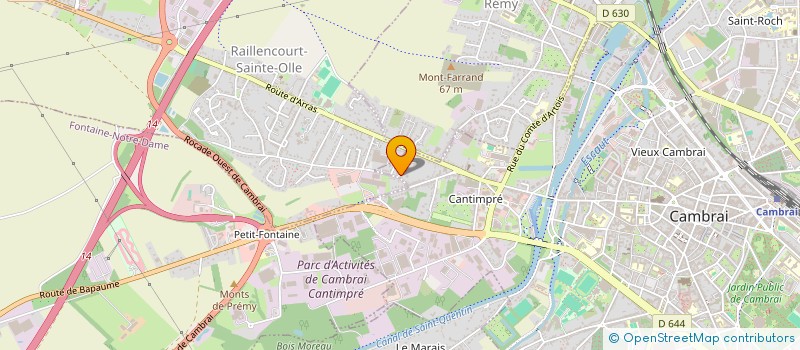 localisation de l'entreprise CGS DENTAIRE à CAMBRAI